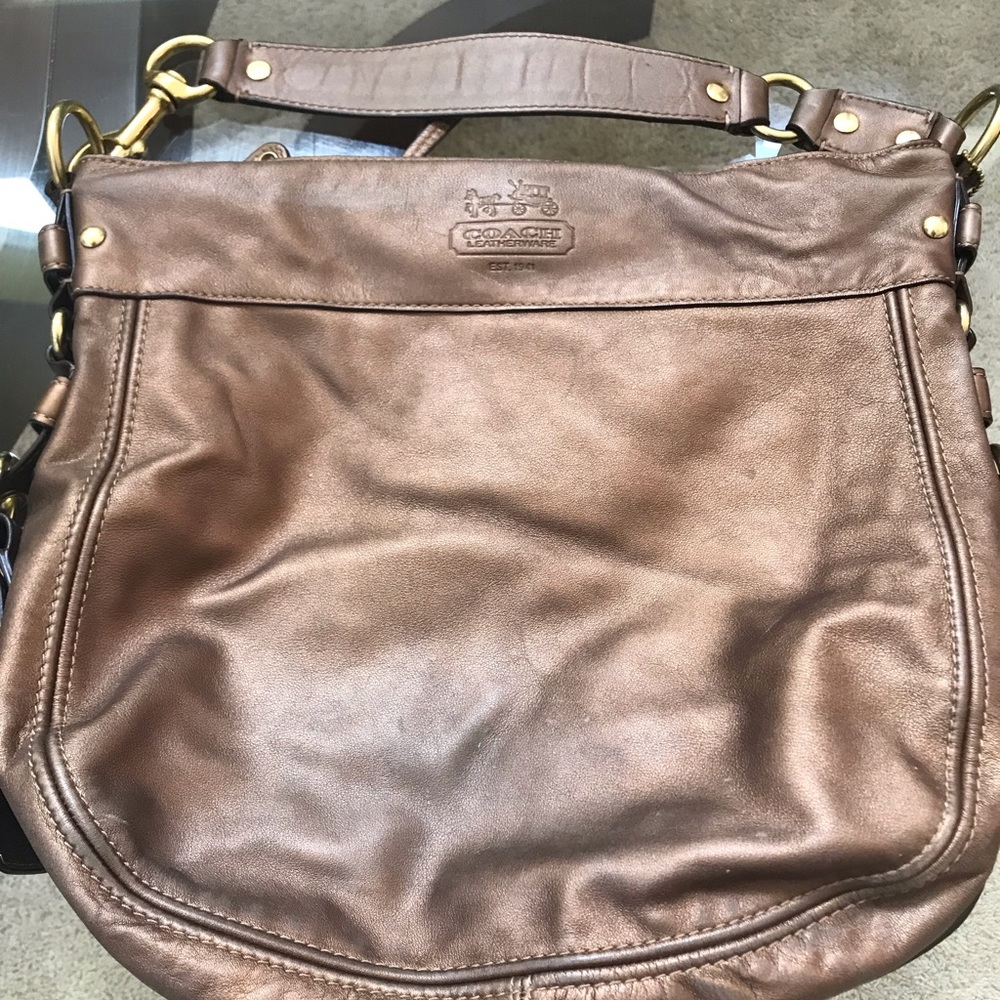 COACH Leather Hobo Purse